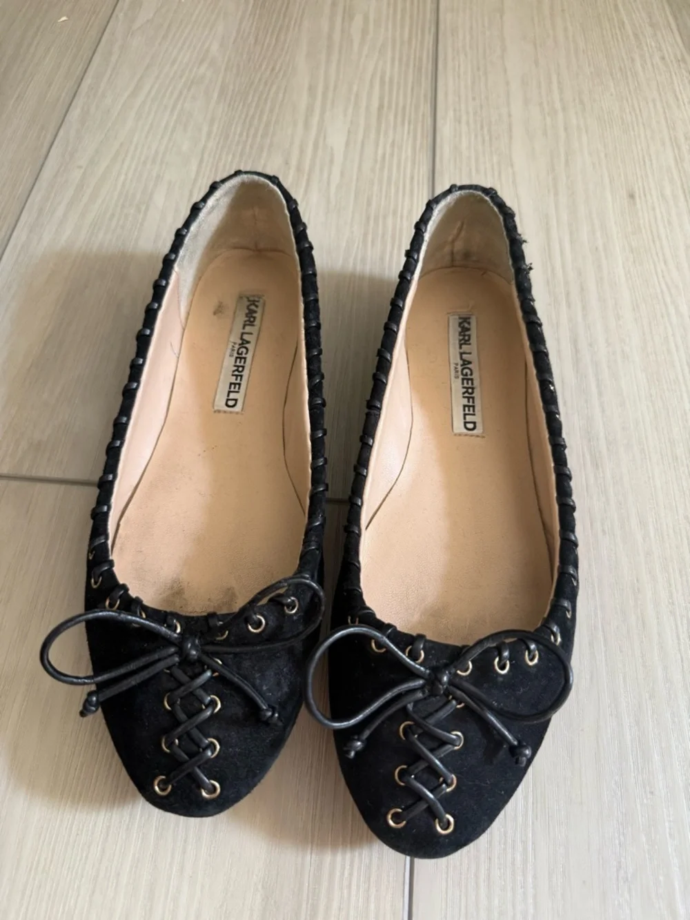 Karl Lagerfeld Ballet Flats Size 7.5